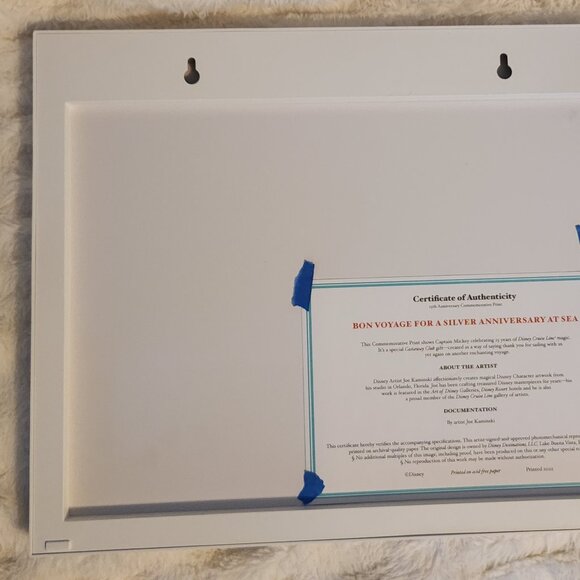 Disney's "Bon Voyage For A Silver Anniversary At Sea" Painting by Joe Kaminski - Picture 4 of 6